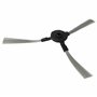vhbw Brosse latérale compatible avec Nestor E.Ziclean Furtiv robot aspirateur - noir/blanc
