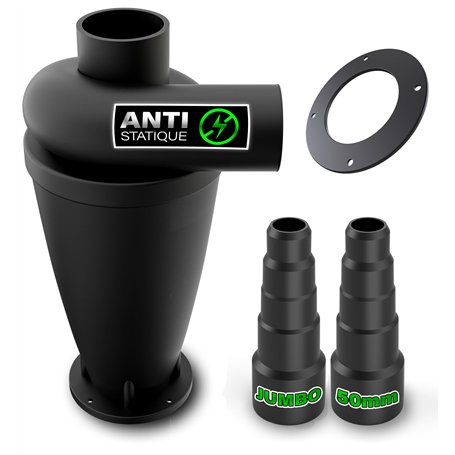 Dépoussiéreur cyclonique - Atelier d'aspiration - Système d'aspiration des copeaux - Dépoussiéreur cyclonique - Aspiration des c