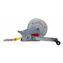 p4U – Treuil de bateau avec sangle – environ 600 kg – Sangle de 6 m – Treuil manuel – Pour atelier, garage, remorque, bateau