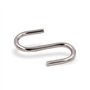 Lot de 100 crochets en S en métal en forme de S - Diamètre : 2 mm - Longueur : 27 mm - Pour plafonds grillagés