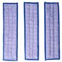vhbw Lot de 3 Lingettes (tampon en microfibre) carrelage pour Thomas Multi Clean X10 Parquet Aqua+, X7 Aqua+