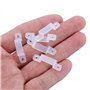 Trade-Shop Lot de 50 clips de fixation murale pour bande LED, tuyau, guirlande lumineuse de 10 mm à 16 mm