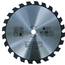 Lame de scie circulaire pour bois - Diamètre 400 x 30 mm / 24 dents - Scie circulaire manuelle - HM - Carbure - Pour scie circul