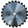 Lame de scie circulaire pour bois - Diamètre 400 x 30 mm / 24 dents - Scie circulaire manuelle - HM - Carbure - Pour scie circul