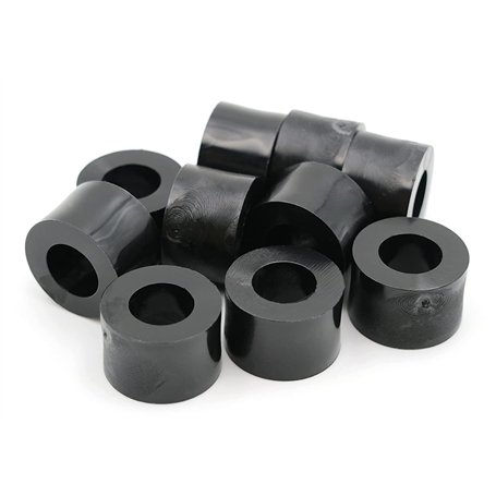 Design61 Lot de 10 entretoises rondes en polyéthylène haute densité 8 mm x Ø 15/8