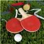 com-four® 24x Balle de Tennis de Table en ABS - balles de Tennis de Table Blanches de Taille Standard - balles de Jeu pour ping-