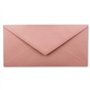 FarbenFroh - Lot de 50 enveloppes à lettre - Vieux rose (rose) - DIN long - 110 x 220 mm (11 x 22 cm) - Fermeture humide sans fe