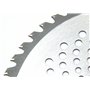 Lame de coupe de 255 x 25,4 mm pour scies circulaires, débroussailleuses ou débroussailleuses avec 48 dents TCT tranchantes