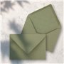 UmWelt by Gustav Neuser Lot de 50 enveloppes vintage en vert foncé (vert) - DIN B6 - 125 x 178 mm, papier kraft recyclé - 120 g/