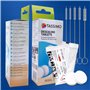 VIOKS Lot de 4 tablettes détartrantes pour 2 applications de rechange pour machines à café Bosch Siеmens 311909 + 5 brosses de n