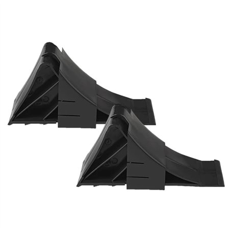 MultiBros Lot de 2 cales de roue avec support | Cales de roue en plastique robuste pour voitures