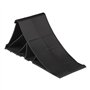 MultiBros Lot de 2 cales de roue avec support | Cales de roue en plastique robuste pour voitures, remorques, caravanes et campin