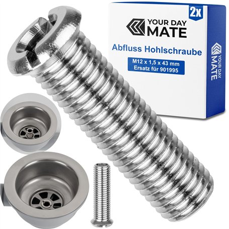 Vis creuse pour vanne à crépine