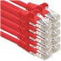 Câble réseau Câble CAT-6 RJ45 10x 0