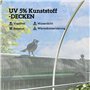 Outsunny Film pour serre 8x10 m étanche à l'eau, film de jardin avec protection UV, film plastique extra épais résistant à la dé
