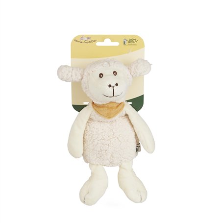 Grünspecht 336-V4 Doudou chauffant en forme de mouton pour bébé et enfant en bas âge