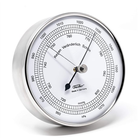 Fischer Baromètre en boîtier en Acier Inoxydable