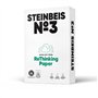 Steinbeis No.3 Papier pour imprimante – 2500 (5 x 500) feuilles de papier recyclé A4 80 g/m² blanc et sans chlore de qualité sup