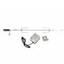 BBQ-TORO Set de Broche à Griller | 90 cm | avec Moteur en Acier Inoxydable | 220V - 240V | Broche rotative, rôtissoire