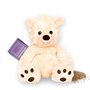 Habibi Plush Coussin chaud en forme d'ours en peluche Compatible micro-ondes