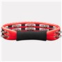 Meinl Tambourin à grelots en acier Rouge