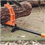 Fuxtec Levier d’abattage 5en1 Griffe courbée 117cm – idéal pour l’abattage du Bois de Chauffage, Tourne-Billes, Tourne-grumes Pr