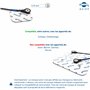 axion Lot de 8 électrodes Mixtes Patch Compatible avec Les appareils COMPEX | Electrostimulateur TENS et EMS avec Connexion par