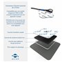 axion Lot de 8 électrodes Mixtes Patch Compatible avec Les appareils COMPEX | Electrostimulateur TENS et EMS avec Connexion par