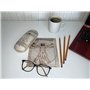 VON LILIENFELD Étui Lunettes Léonard de Vinci : L'homme de Vitruve Chiffon de Nettoyage Boîte Robuste Cadeau Étui Lunettes de So