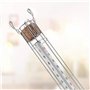 Lantelme Thermomètre pour aliments pour la conservation110 °C analogique dans un support en fil métallique 4419