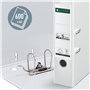 Leitz - 10105001 - Classeur à levier en carton - Format A4 - 600 feuilles - Etiquette 190 mm - Lot de 1 - Blanc