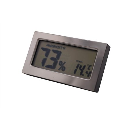GERMANUS Hygromètre numérique calibré pour cave à cigares - Rectangulaire - 389