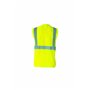 Korntex Unisexe KXMFGXL Gilet de Sécurité Multifonction avec Poches Jaune, XL EU