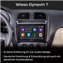 DYNAVIN Android Autoradio GPS pour VW Polo 2009-2014: 9 Pouces OEM Radio avec Wireless CarPlay et Android Auto | Head-up Display