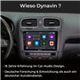 DYNAVIN Android Autoradio GPS pour VW Golf 6: 9 Pouces OEM Radio avec Wireless CarPlay et Android Auto | Head-up Display | Dab+ 