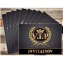 EDITON COLIBRI (10718 FR) VIP Invitations en Français: Paquet de 10 cartes d‘invitation V.I.P. pour un prochain anniversaire d‘e