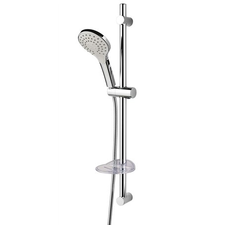 Pommeau de douche Slim Neo 5 avec barre de douche de 11 cm et 3 positions réglables pour pommeau de douche