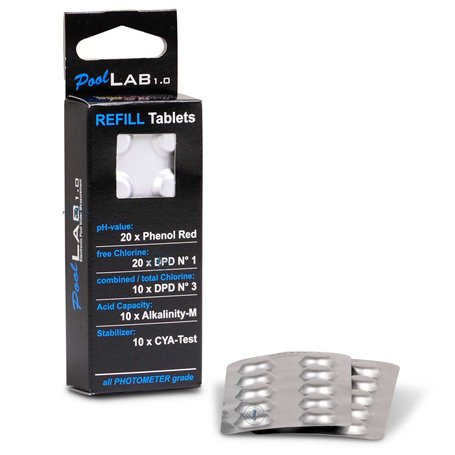 Pack de recharge Pool-i.d. - Pour photomètre PoolLab 1.0