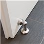 Stoppwerk Butoir de porte magnétique MS011 en aspect acier inoxydable - Butée de porte avec matériel de fixation au sol et au mu