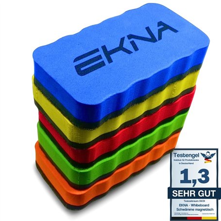 EKNA Lot de 5 éponges pour tableau blanc