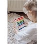 Natureich Montessori Abacus Mathématique 1-100 Nombres Tableau Garçon et Fille, Enfants à Partir 3 Ans, Planche Trier Éducatif, 