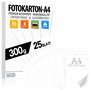 ELES VIDA - Papier blanc - 25 feuilles A4 - 300 g/m² - Blanc neige clair - Mat - Idéal pour photographie
