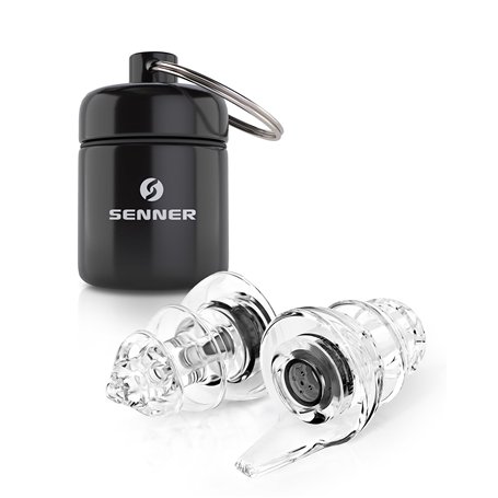 Senner MotoPro Bouchons d'oreille avec étui en aluminium