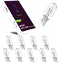 LIGHTWORLD24 10 x W5W T10 12V 5W Lampe de position