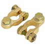 L&P A0066-4-1 Lot de 2 Cosse Batterie 12v 24v Cosse Batterie Voiture M8 Connecteur Batterie Cosses de Batterie + plus - moins Co