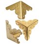 FUXXER - Lot de 10 coins de meubles antiques - Coins de protection d'angle - Protection des coins - Raccords pour boîtes, meuble