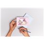 Edition Colibri 10 Cartes d‘invitation en Français Princesse avec licorne: lot de 10 cartes d'invitation pour un anniversaire de