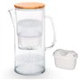 Lauben Carafe filtrante en verre 32 GW - Volume total : 3