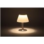 BOLD Lampe de table LED sans fil pour l'extérieur (port USB-C + solaire, batterie pour jusqu'à 6 heures d'autonomie, IP44, inten