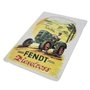 FENDT Plaque murale rectangulaire en tôle de qualité supérieure - 30 x 20 cm - Vert - Rétro - Thème tracteur - Décoration d'atel